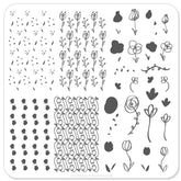 Spring Garden - Little Sister (CjS-32) - CJS Small Stamping Plate
